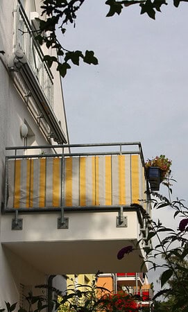 Stoff Sichtschutz Balkongeländer
